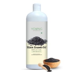 Black Sesame Oil for Healthy Hair & Skin | Traditional Ayurvedic Massage & Care Oil